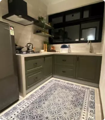 Ethnically Dainty Modular Kitchen