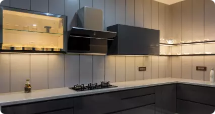 Glamorous Appeal Modular Kitchen