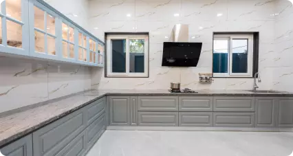 Monaco-Grey Modular Kitchen