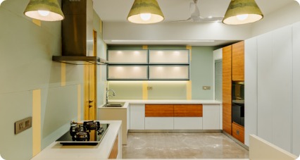 Open-Zest-Island Modular Kitchen