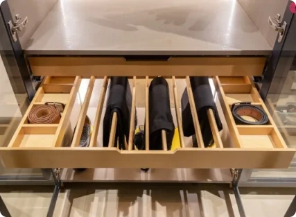 Steam Beech Wood Organiser